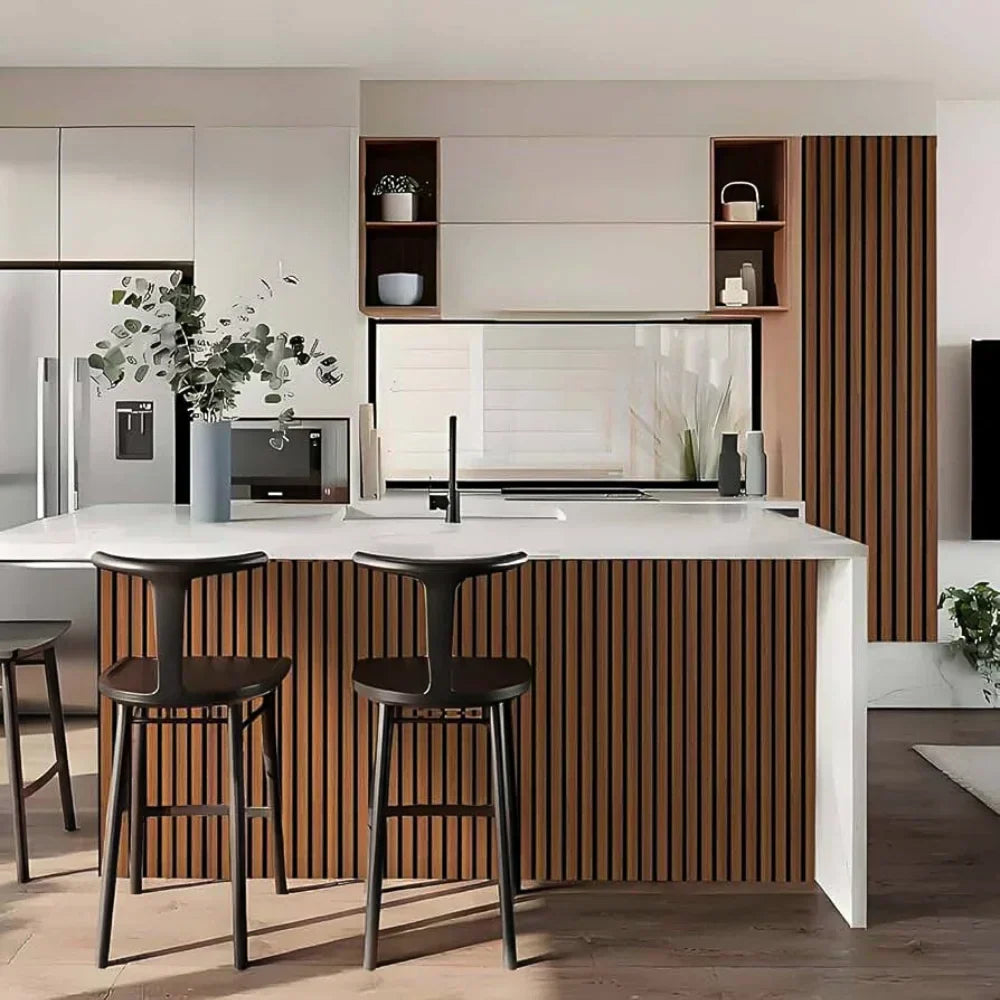 Panel acústico de láminas flexible – 270 × 110 cm