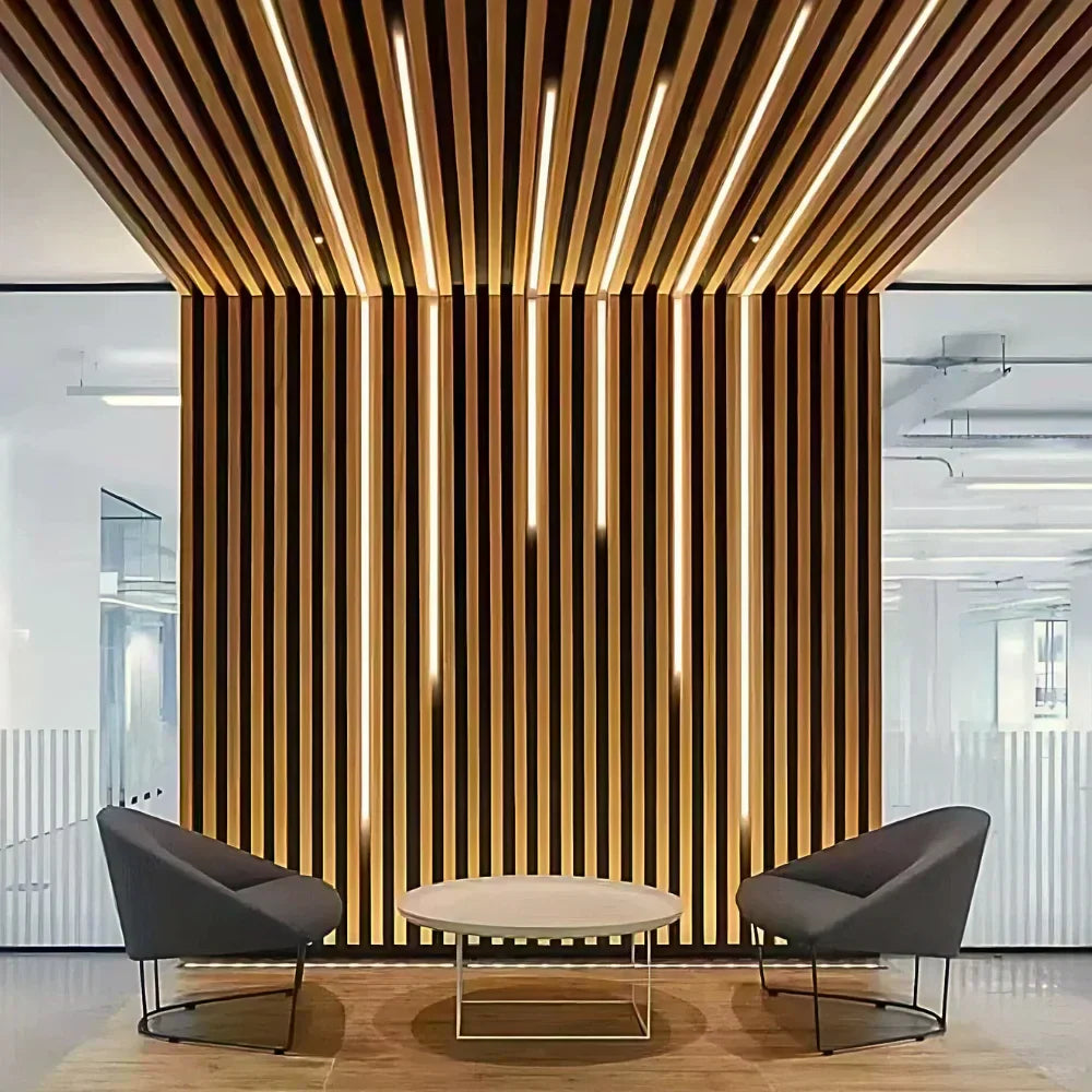 Panel acústico de láminas flexible – 270 × 110 cm