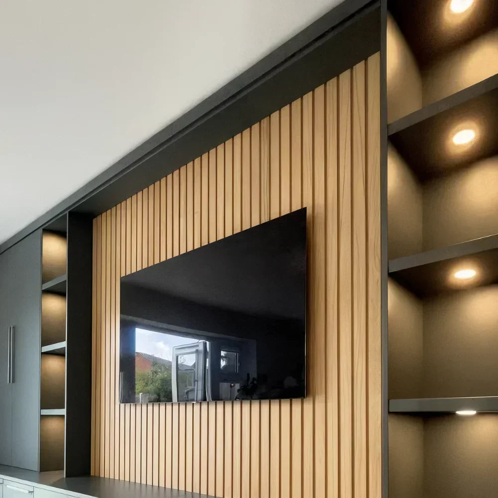 Panel acústico de láminas flexible – 270 × 110 cm