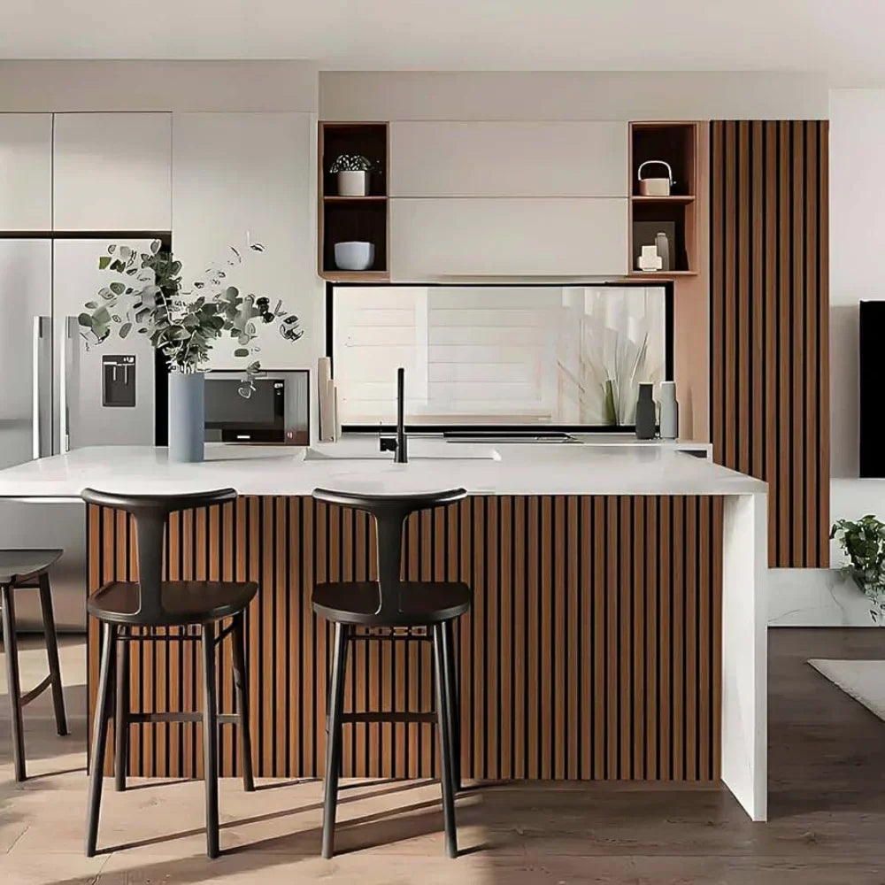 Flexible Akustik-Lamellenplatte – 270 × 110 cm 